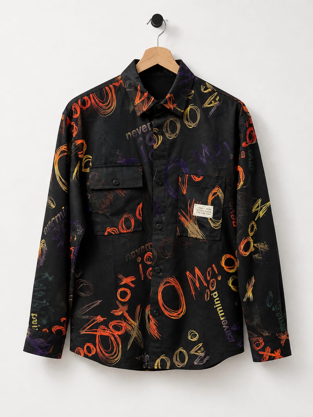 Minimalist Graphic Overshirt